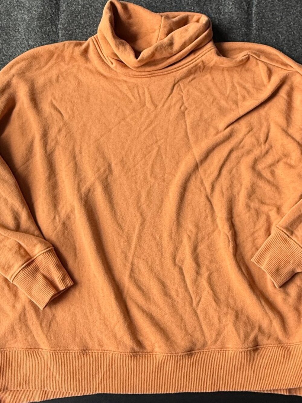 Aerie Cinnamon Funnel Neck Oversized Sweatshirt Small